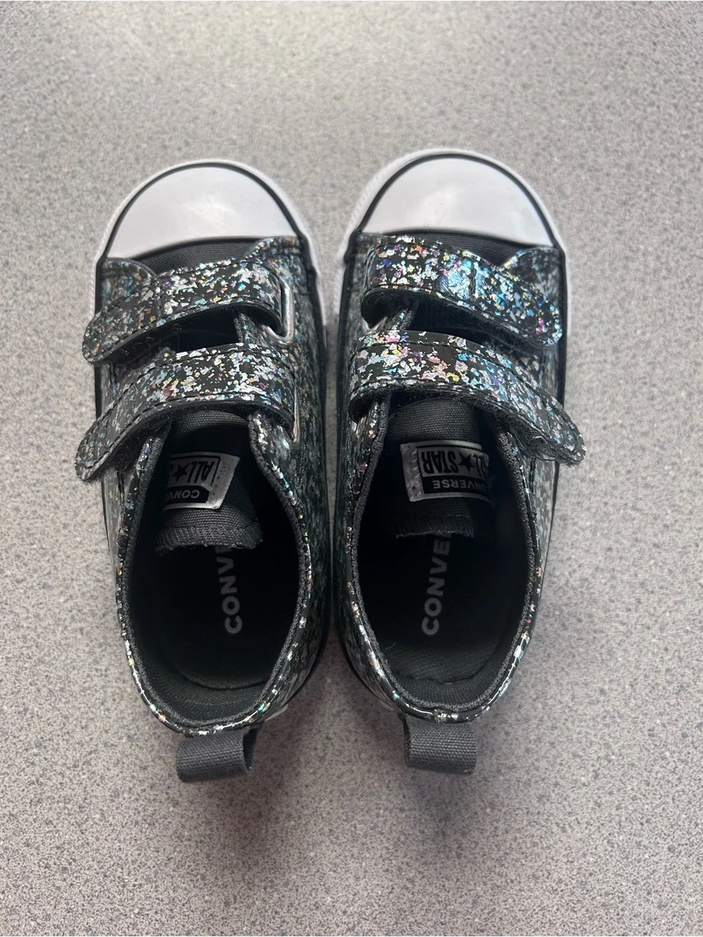 Converse Chuck Taylor All Star Toddler Girls' Glitter Easy On Sneakers